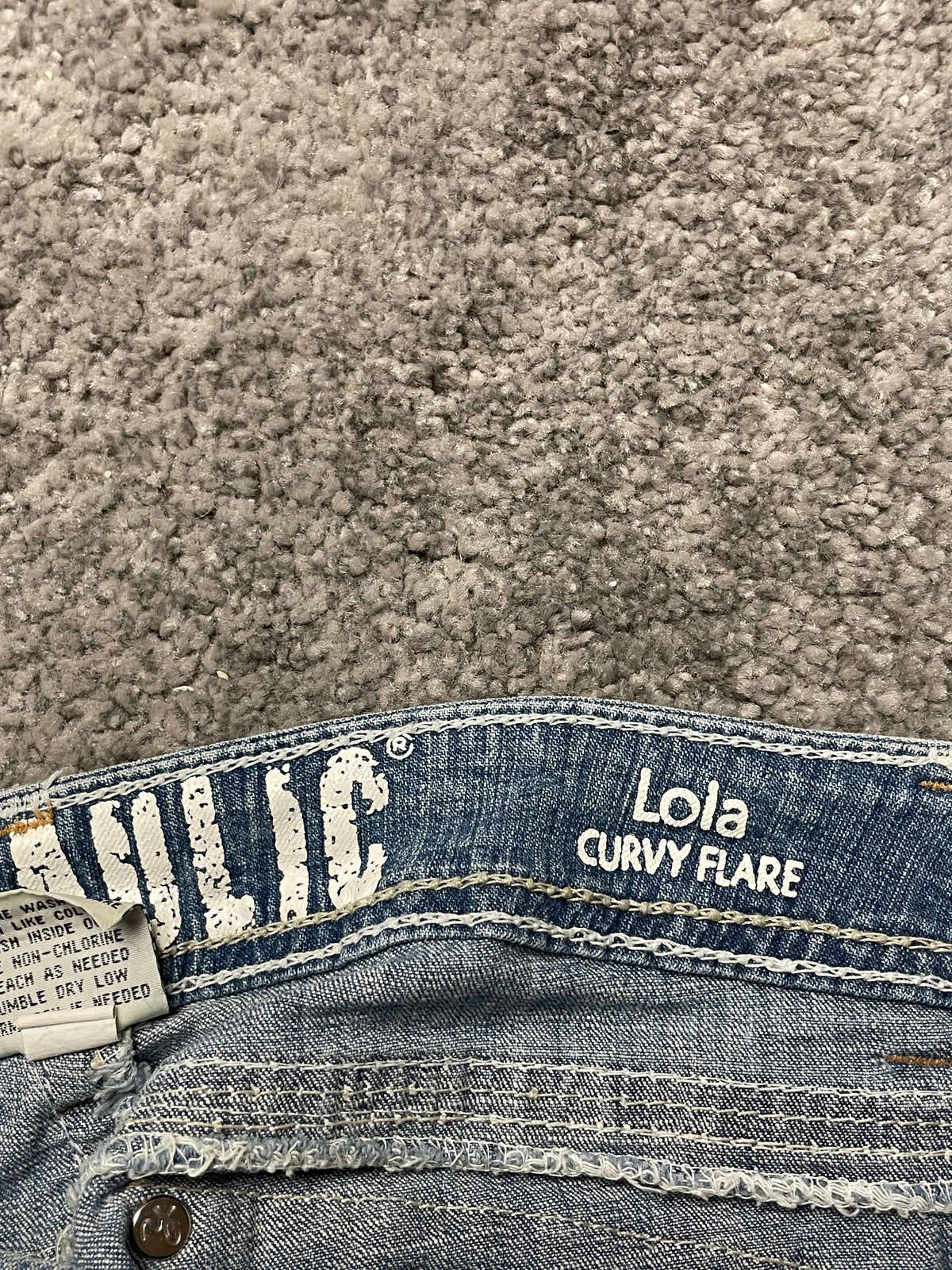 Hydraulic Curvy Flare Jeans Y2k (S)