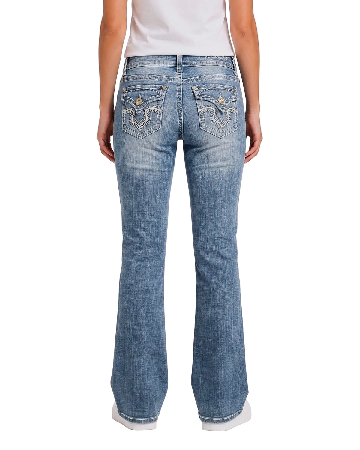 Hydraulic Curvy Flare Jeans Y2k (S)
