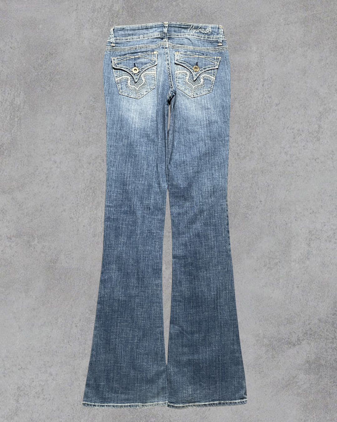 Hydraulic Curvy Flare Jeans Y2k (S)