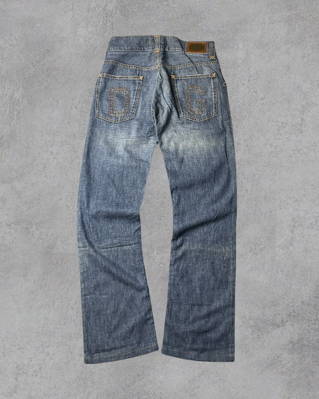Dolce & Gabbana Pocket Print Bootcut Jeans (S)