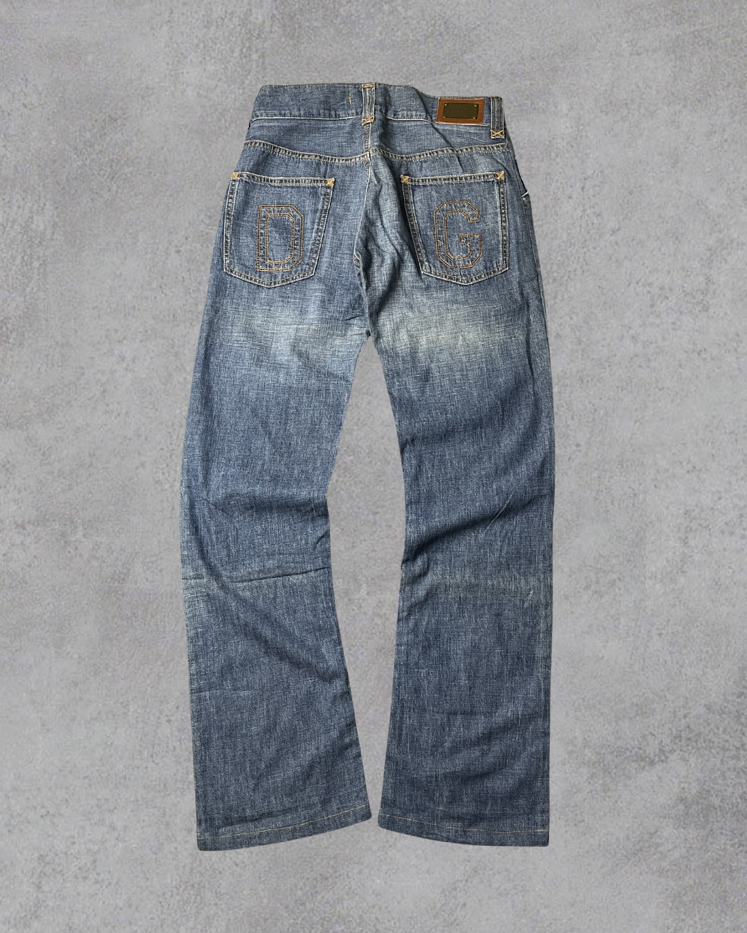 Dolce & Gabbana Pocket Print Bootcut Jeans (S)