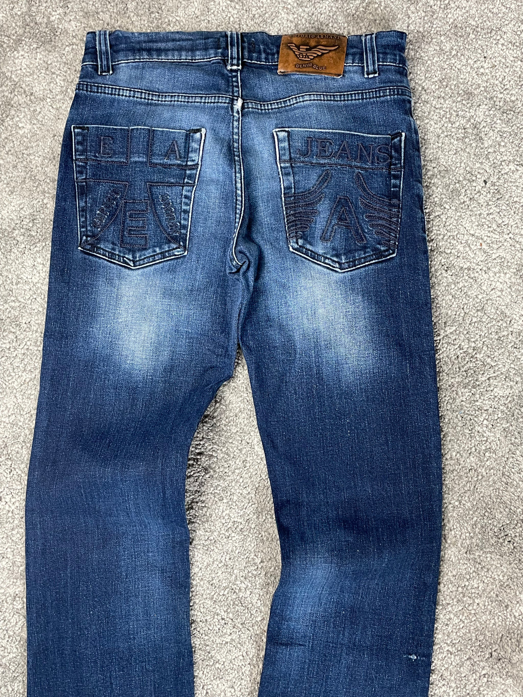 Armani Big Print Jeans (S)