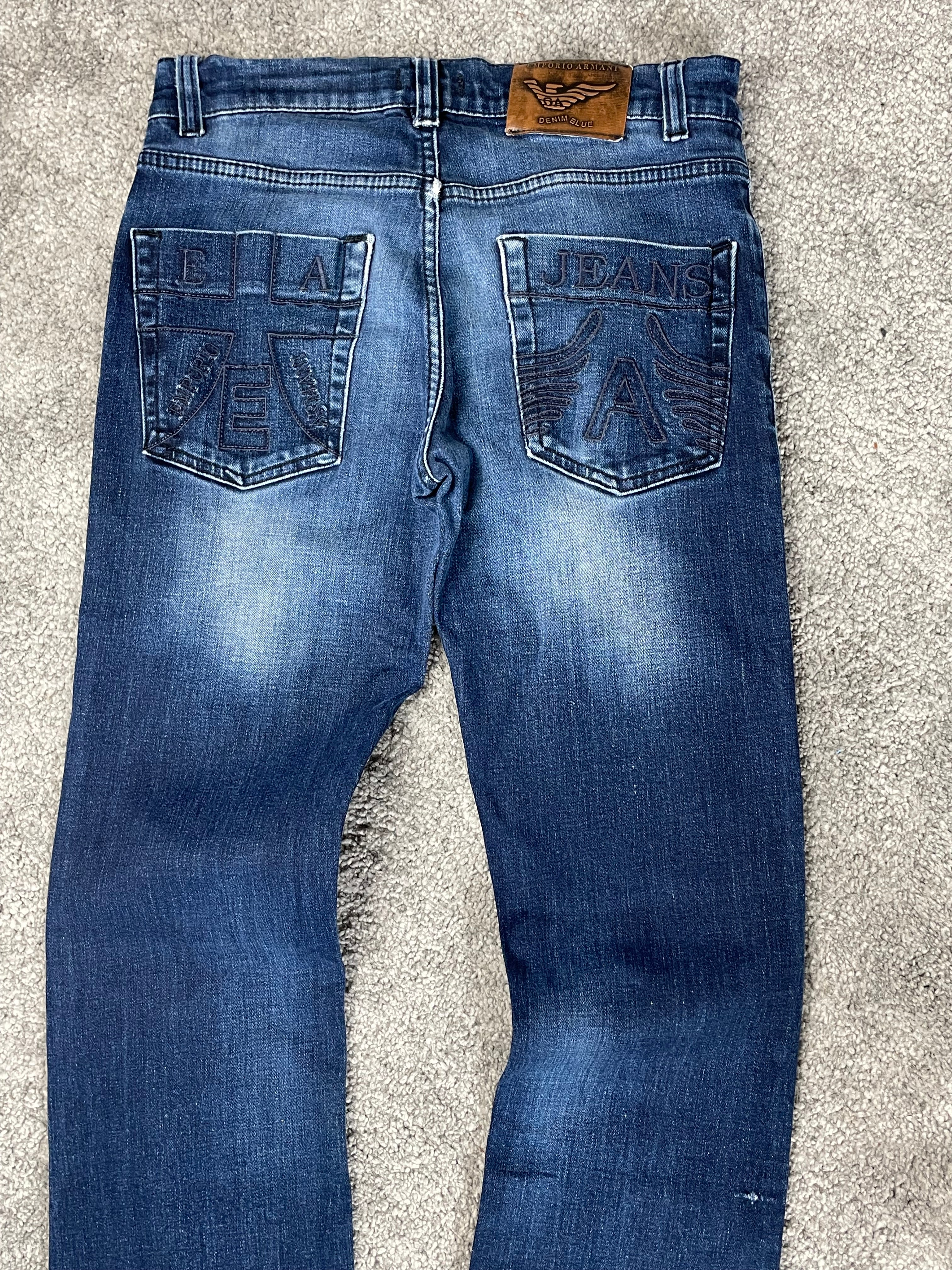 Armani Big Print Jeans (S)