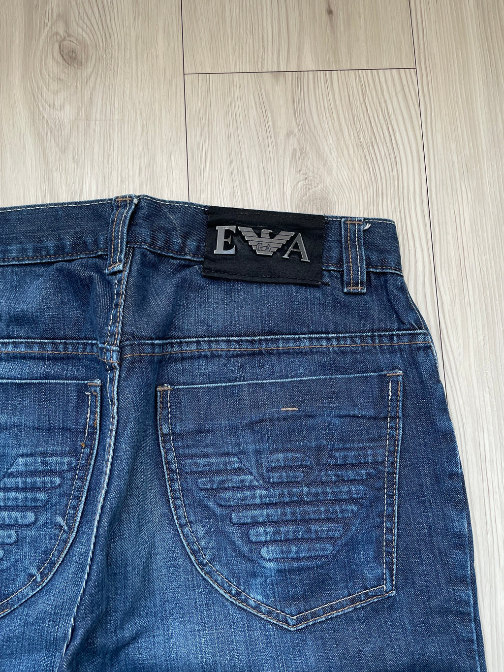 Armani Big Print Jeans (S)