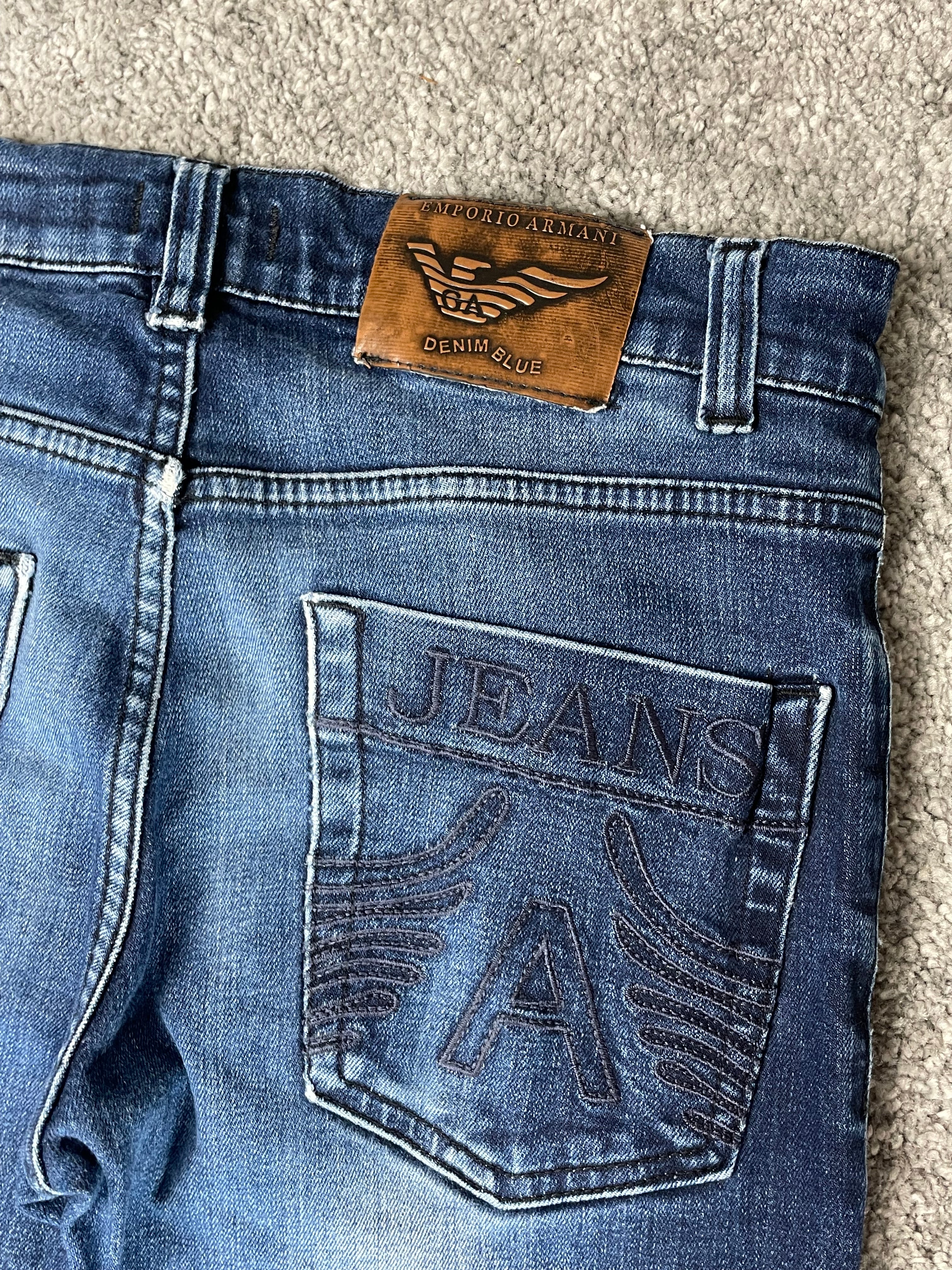 Armani Big Print Jeans (S)