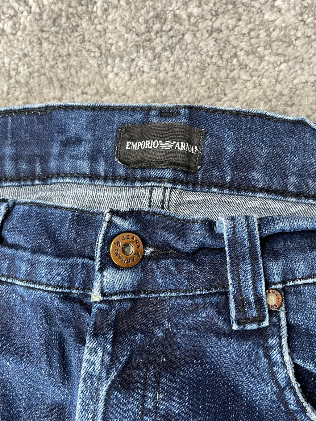 Armani Big Print Jeans (S)