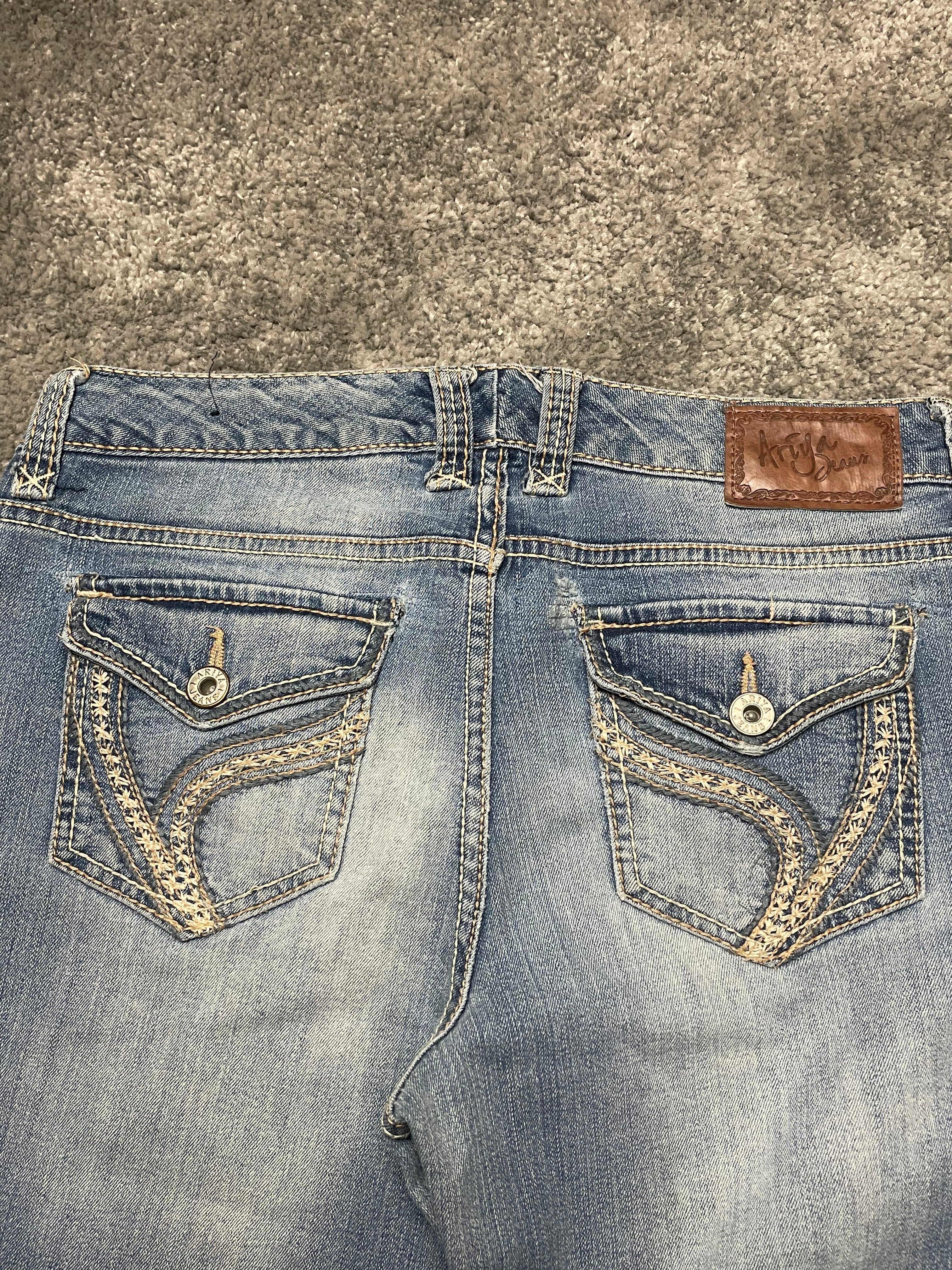Ariya Jeans Pocket print (S)