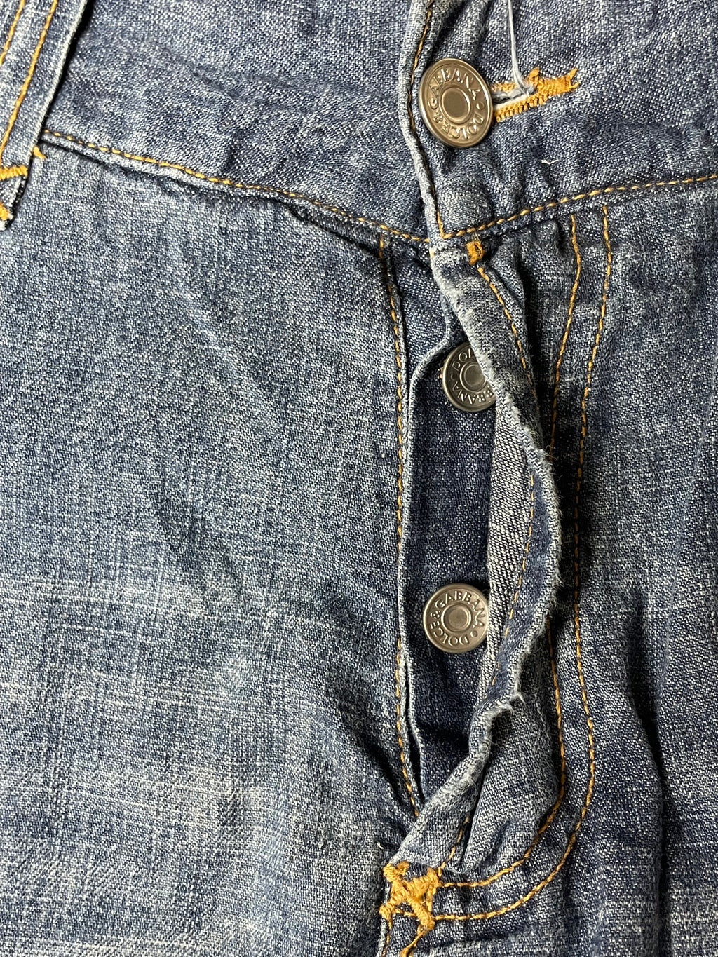 Dolce & Gabbana Pocket Print Bootcut Jeans (S)