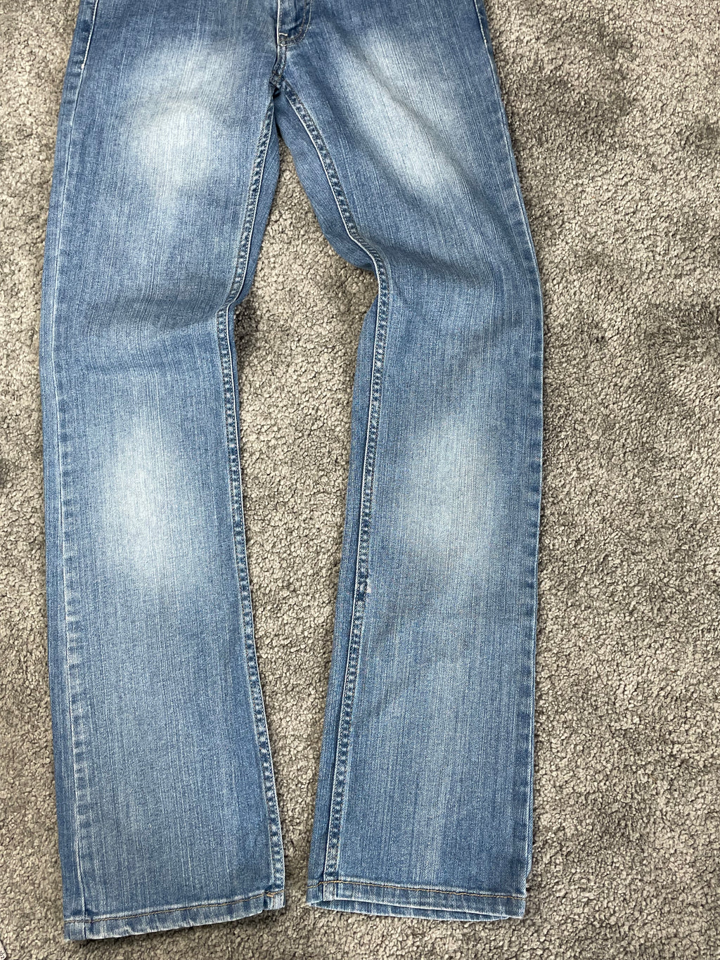 Dolce & Gabbana Strass Pocket Straight Leg Low Waist Jeans (S)