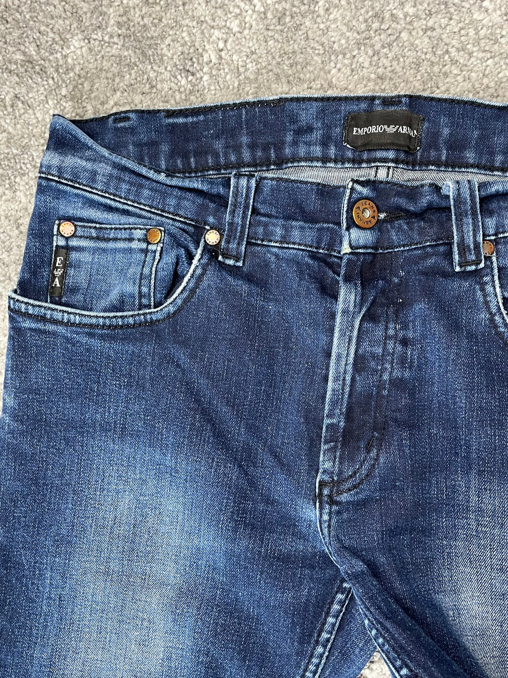 Armani Big Print Jeans (S)